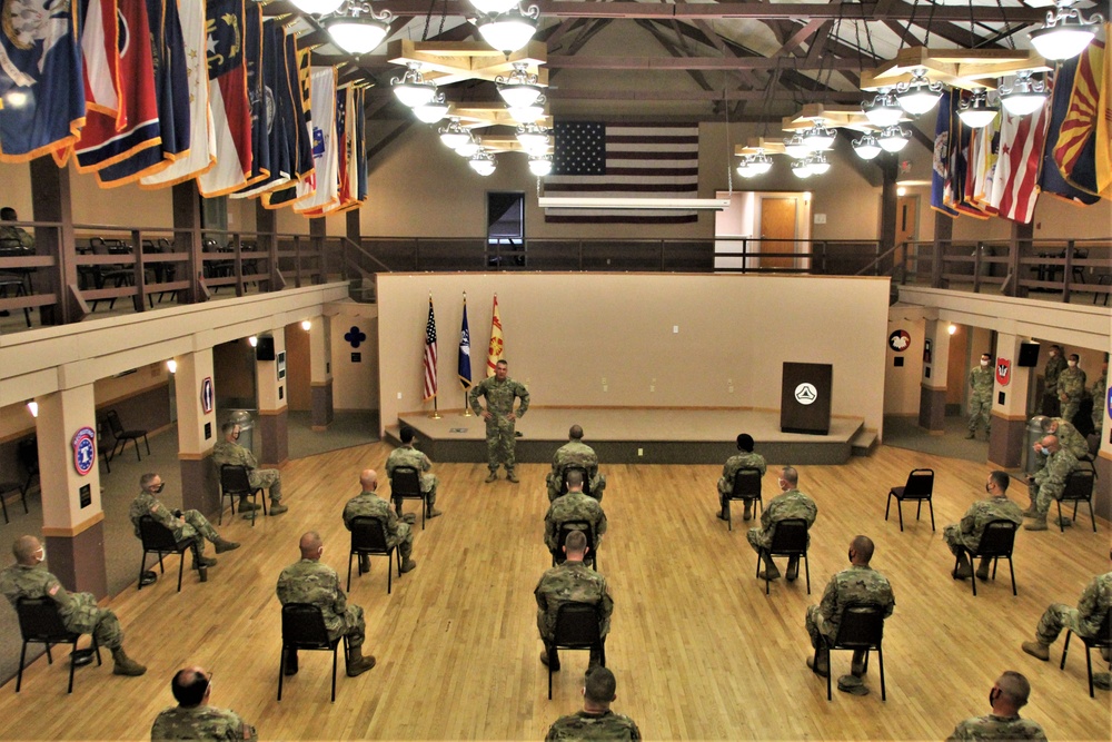 Army Reserve's top enlisted leader visits with troops at Fort McCoy