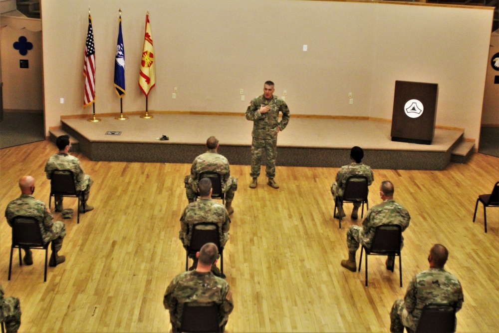 Army Reserve's top enlisted leader visits with troops at Fort McCoy