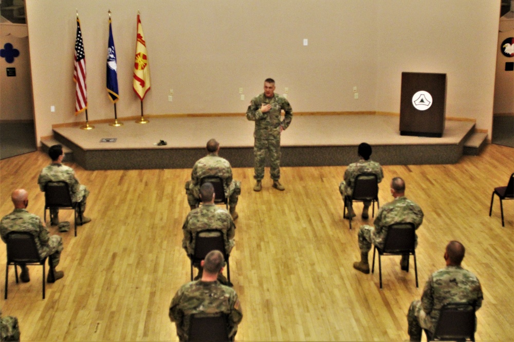 Army Reserve's top enlisted leader visits with troops at Fort McCoy