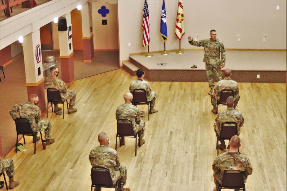 Army Reserve's top enlisted leader visits with troops at Fort McCoy