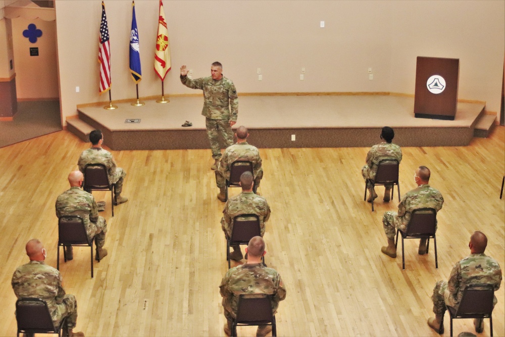 Army Reserve's top enlisted leader visits with troops at Fort McCoy