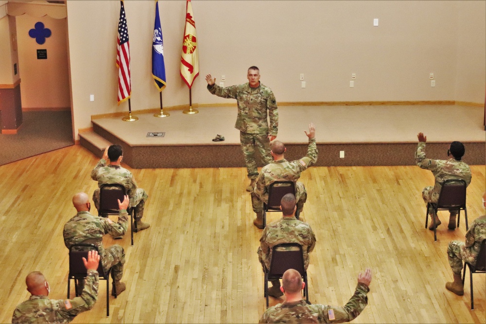 Army Reserve's top enlisted leader visits with troops at Fort McCoy