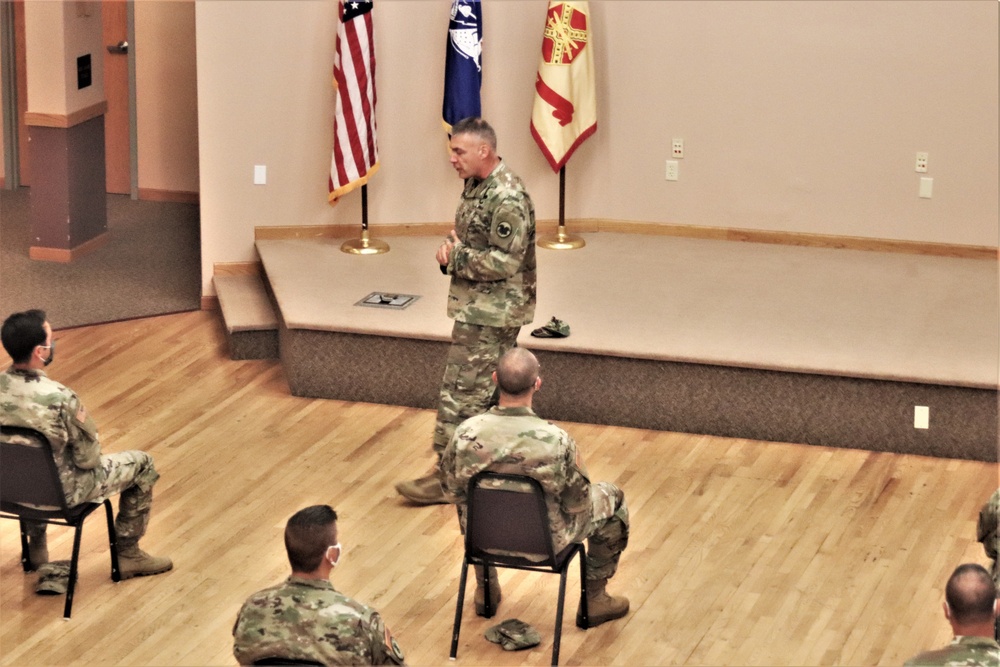 Army Reserve's top enlisted leader visits with troops at Fort McCoy