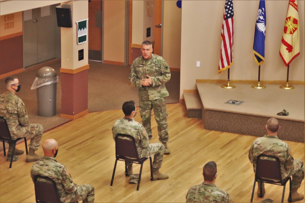 Army Reserve's top enlisted leader visits with troops at Fort McCoy