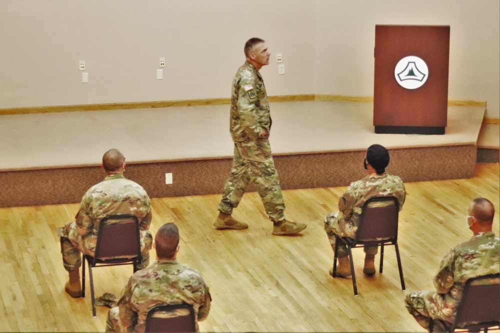 Army Reserve's top enlisted leader visits with troops at Fort McCoy