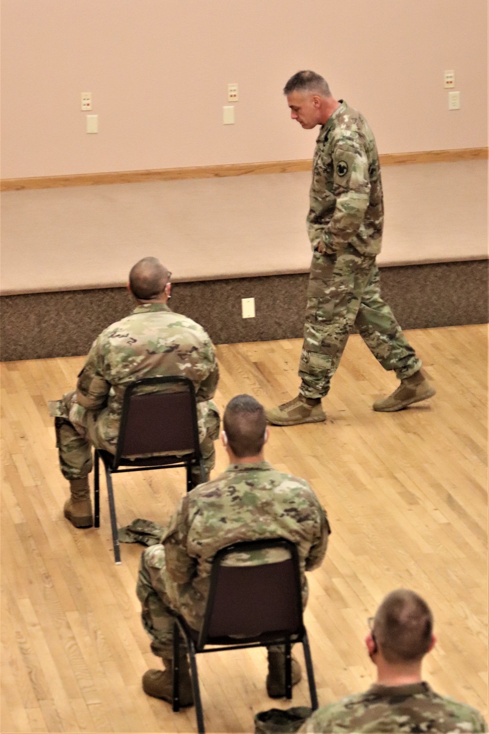 Army Reserve's top enlisted leader visits with troops at Fort McCoy