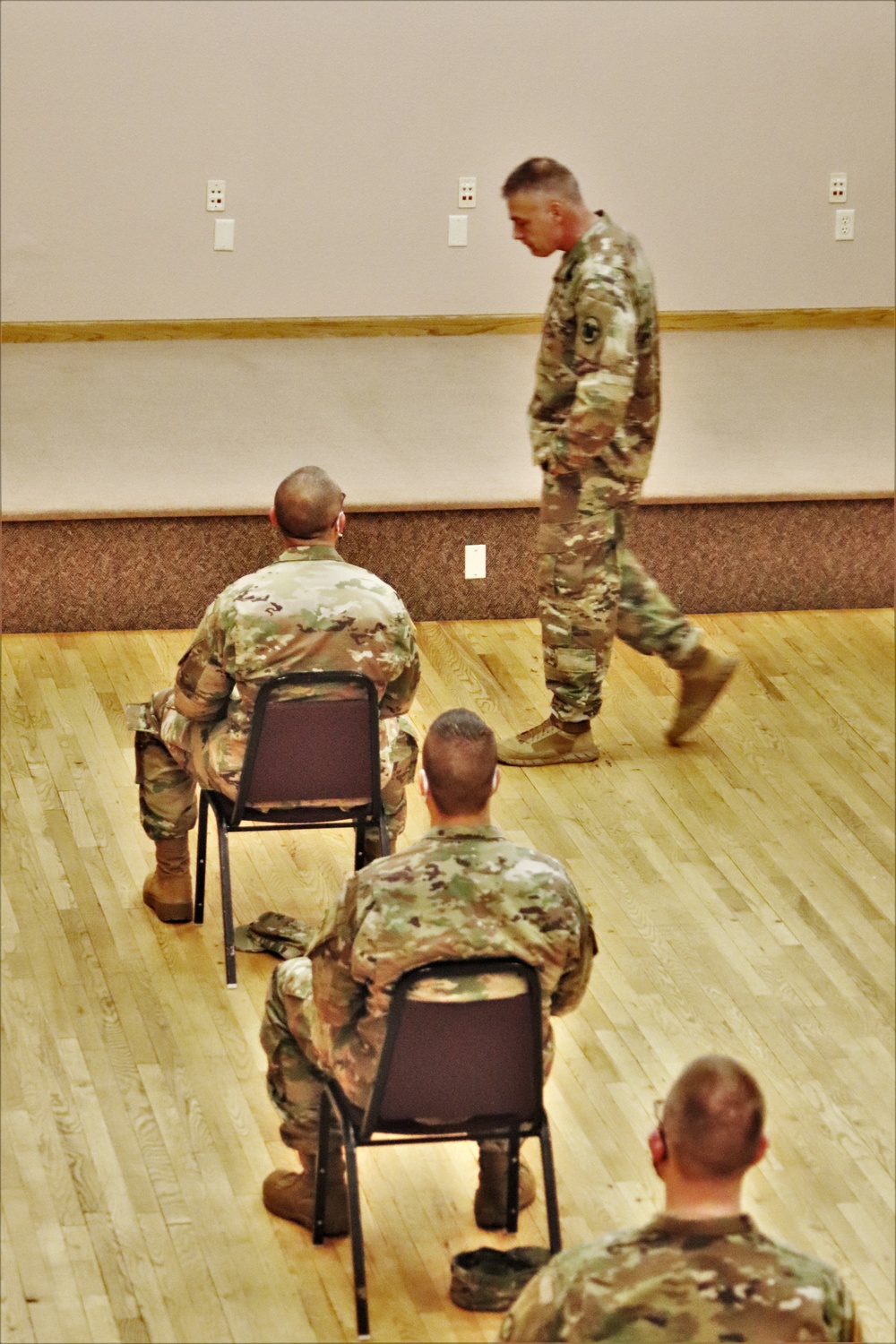 Army Reserve's top enlisted leader visits with troops at Fort McCoy
