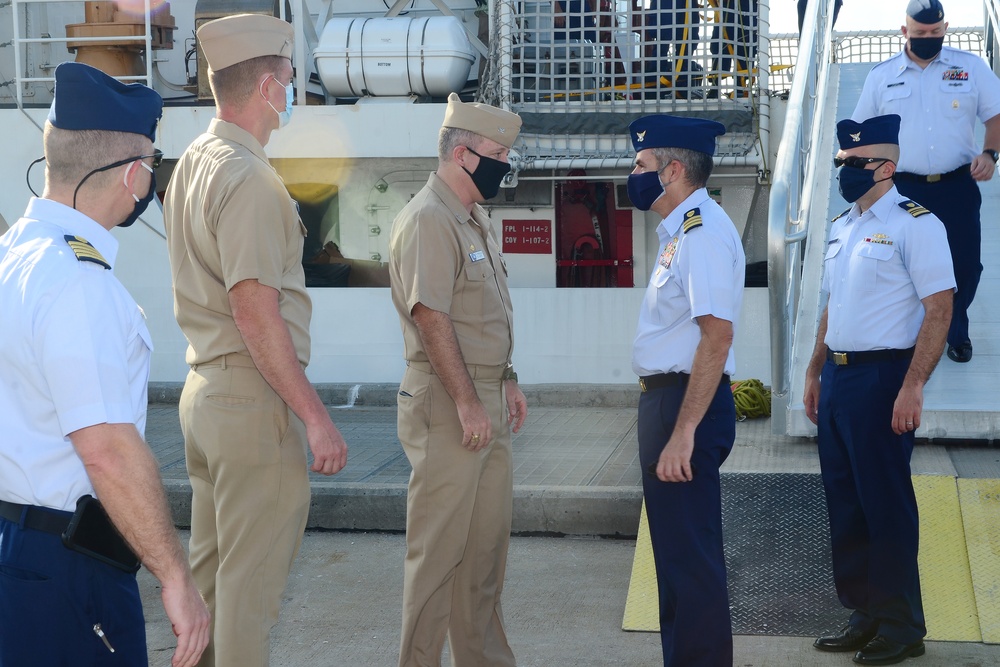 U.S. Coast Guard Cutter Reliance Arrives Onboard NAS Pensacola