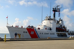U.S. Coast Guard Cutter Reliance Arrives Onboard NAS Pensacola