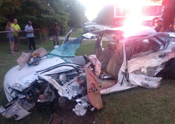 Right Place; Right Time: Army Officer Saves Motorist's Life