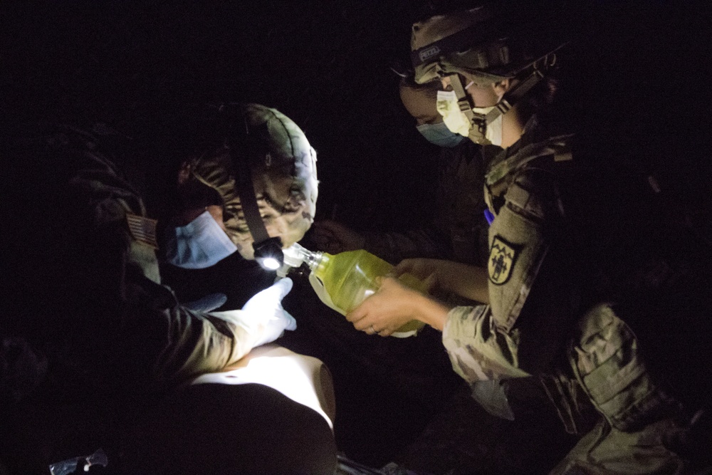 Army National Guard medics train in Oklahoma
