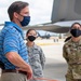 US Secretary of Defense visits Team Hickam Airmen