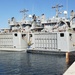 U.S. Army Logistics Support Vessels Berthed in Souda Bay, Greece