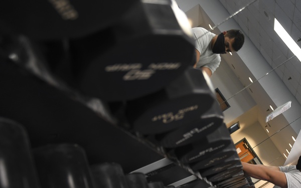 Airman maintains PT standards