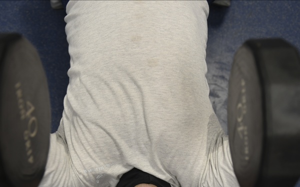 Airman maintains PT standards