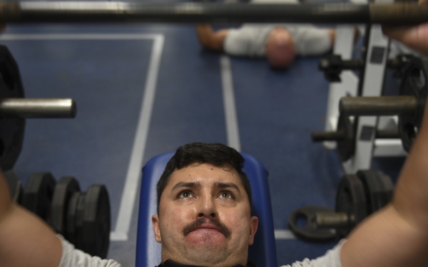 Airman maintains PT standards