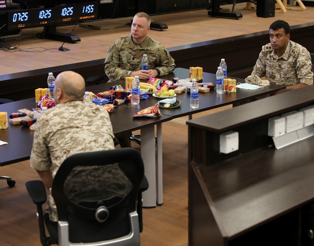 Task Force Spartan Hosts Jordanian Armed Forces for Desert Yankee