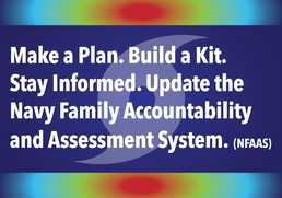 Fleet and Family Support Center Promotes National Preparedness Month