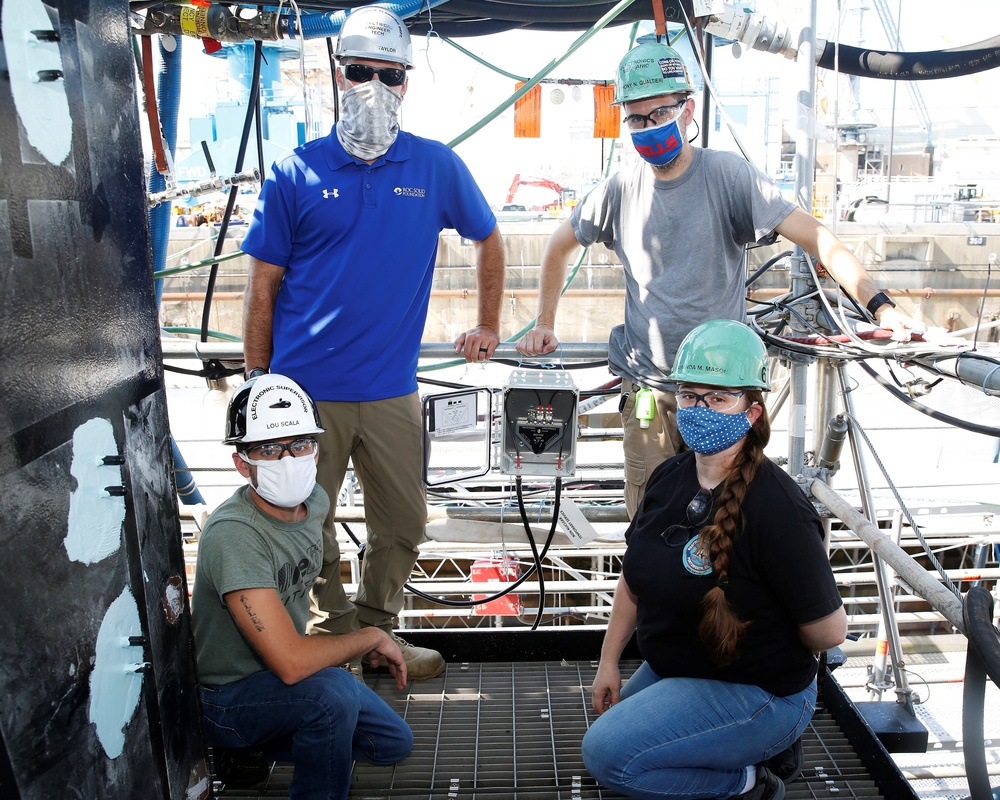 NNSY Team Develops and Installs Yagi Passive Antenna System on the USS San Francisco (SSN 711)