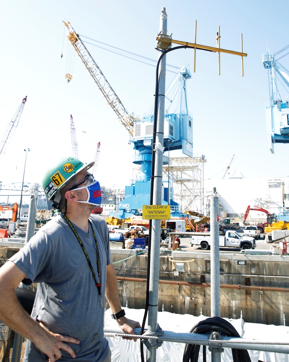 NNSY Team Develops and Installs Yagi Passive Antenna System on the USS San Francisco (SSN 711)