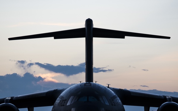C-17 at sunrise