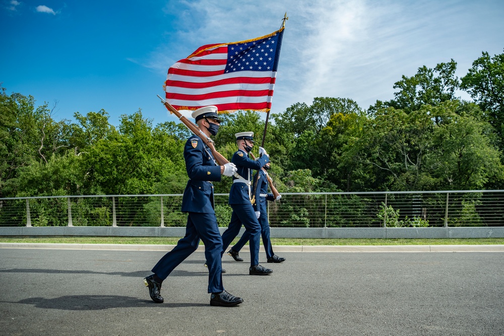 Modified Military Funeral Honors With Funeral Escort Are Conducted For U.S. Navy Capt. Bruce Boyle in Section 82