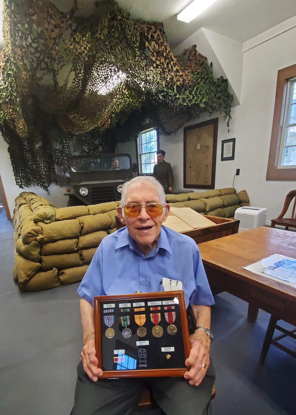 World War II vet recalls service, outprocessing through Camp McCoy