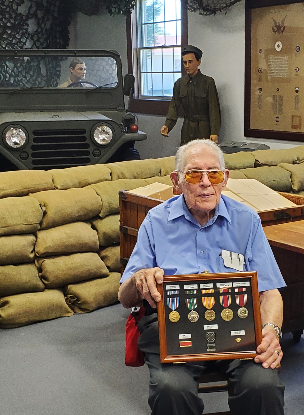 World War II vet recalls service, outprocessing through Camp McCoy