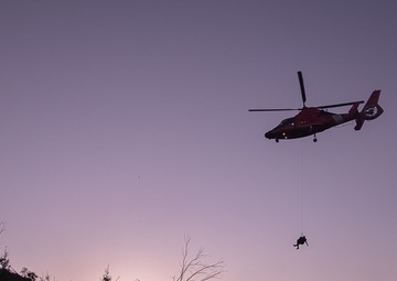 Coast Guard inland search and rescue land navigation training