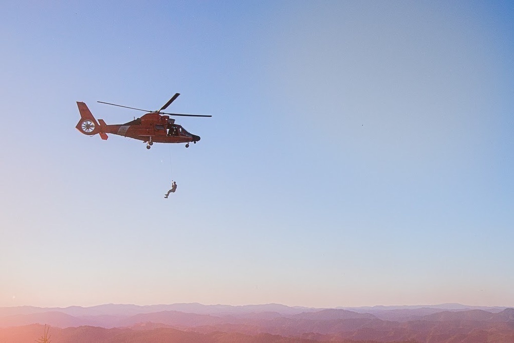 Coast Guard inland search and rescue land navigation training