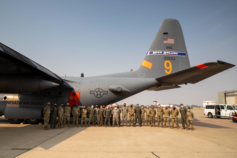 Nevada National Guard Pays Tribute to MAFFS Airmen