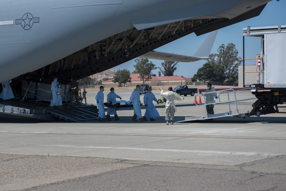 Team Travis conducts first Indo-Pacific aeromedical evacuation mission for COVID-19