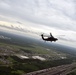 Wisconsin Army National Guard UH-60 Black Hawk helicopters from the 1st Battalion, 147th Aviation perform a military flyover in honor of U.S. Army Cpl. Francis J. Rochon.