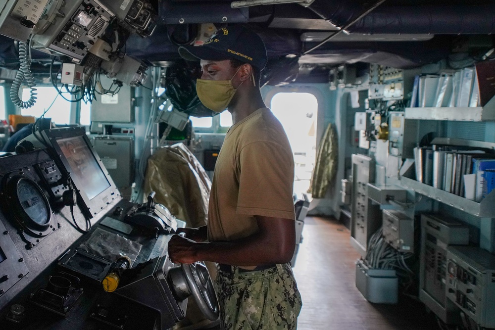 USS Halsey Conducts Normal Operations