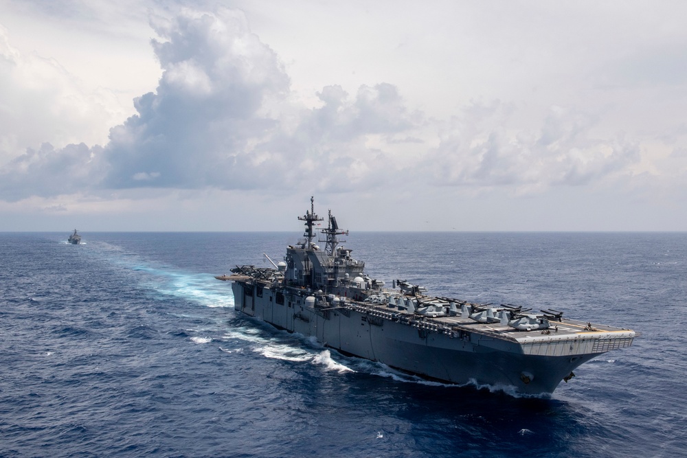 America Amphibious Ready Group transits the Philippine Sea