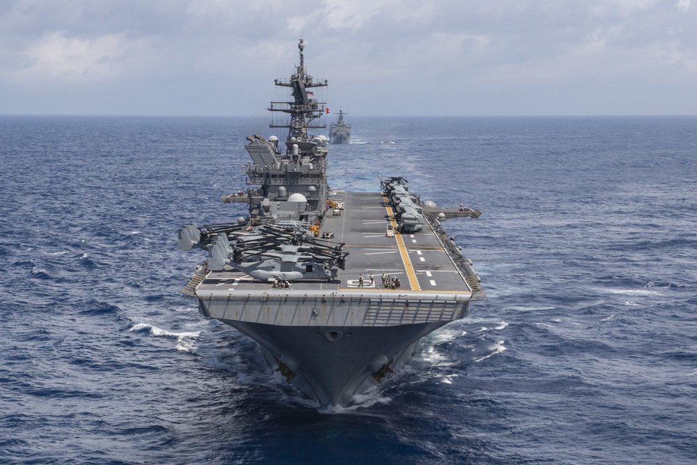 America Amphibious Ready Group transits the Philippine Sea