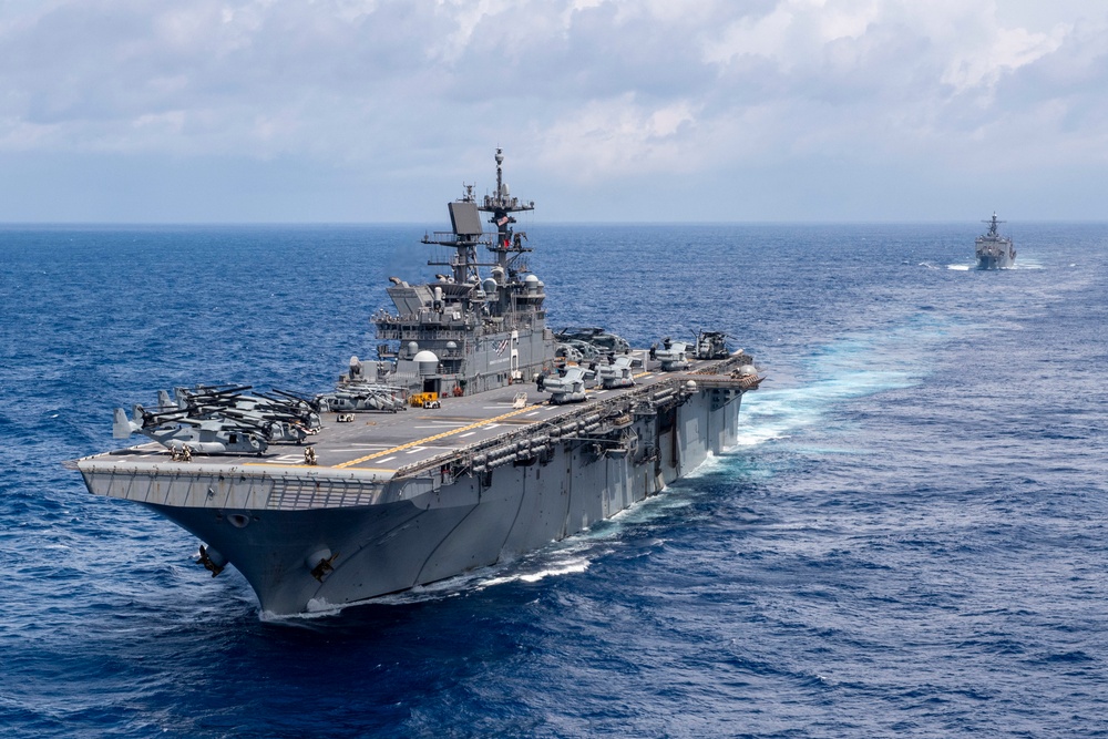 America Amphibious Ready Group transits the Philippine Sea