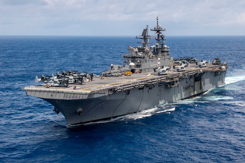 America Amphibious Ready Group transits the Philippine Sea