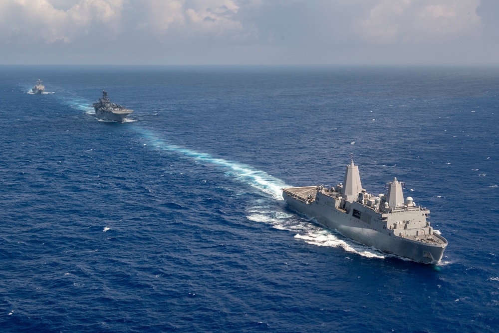 America Amphibious Ready Group transits the Philippine Sea