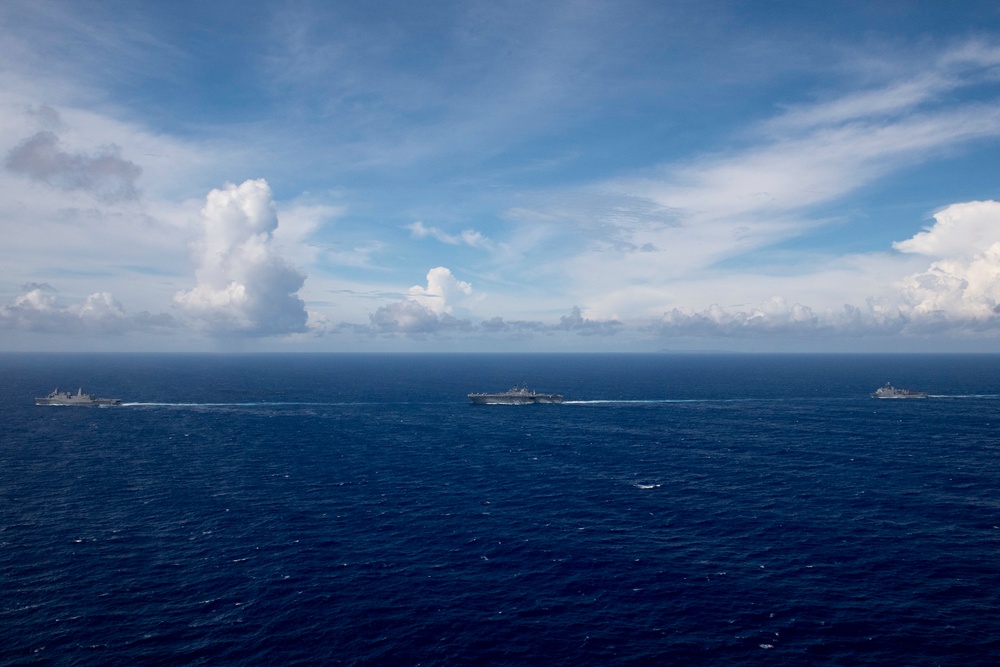 America Amphibious Ready Group transits the Philippine Sea