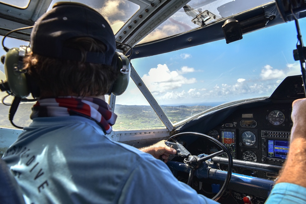 WWII-Era Warbirds Fly Over Hawaii