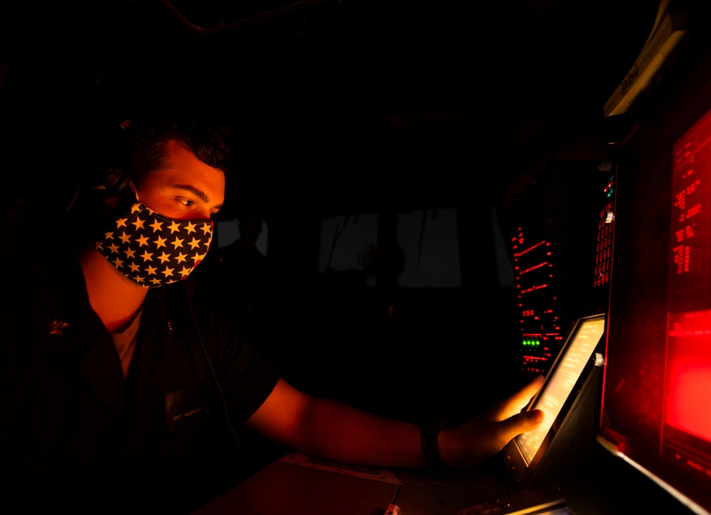 Sterett Sailors Stand Watch