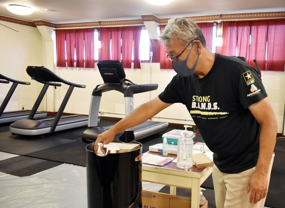 Sagami General Depot gym reopens quickly in new location