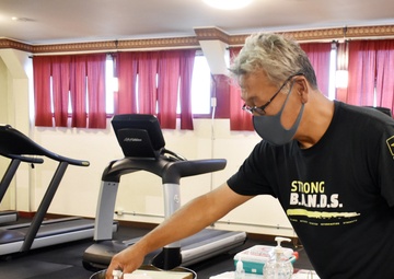 Sagami General Depot gym reopens quickly in new location