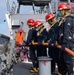 USS Ross Sailors participate in a damage control training