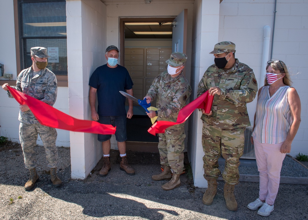 Ribbon cutting held for new wing mailroom