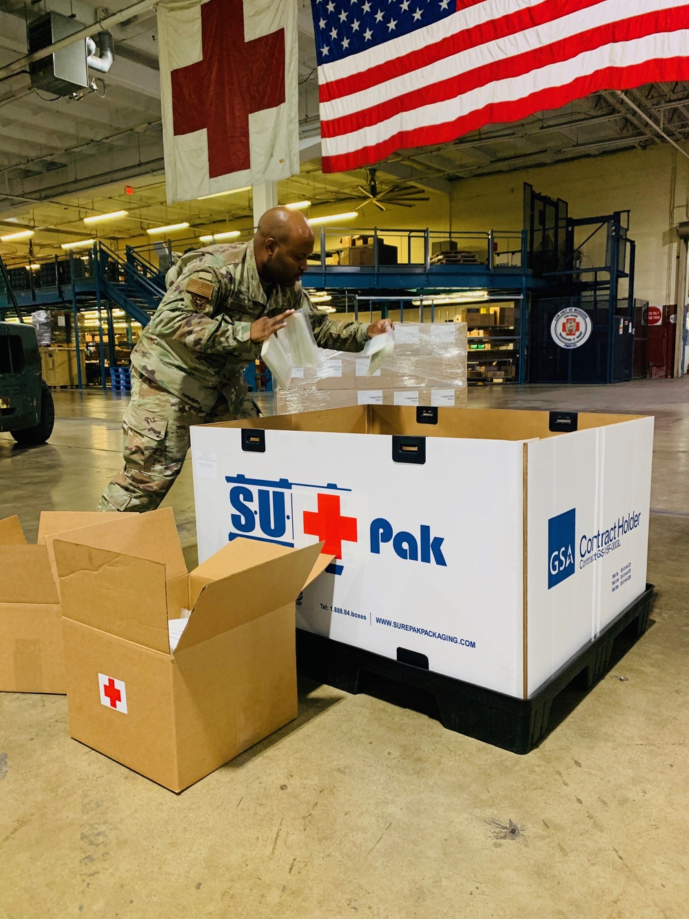 Air Force partners in medical logistics to support US