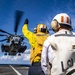 A CH-53 E Super Stallion helicopter with VMM-262 Conducts Flight Operations aboard USS Germantown (LSD 42)