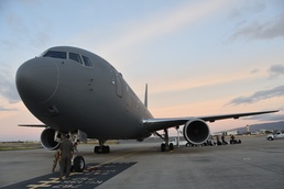 Airmen perform first Reserve-lead KC-46 cargo load mission