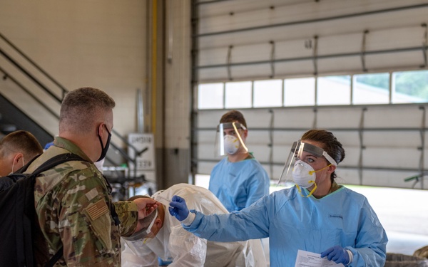 A Safe Return to Vermont: Airmen Test Negative for COVID-19